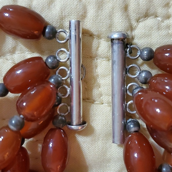 Vintage 5 Strand Bead Bracelet - Picture 3 of 5